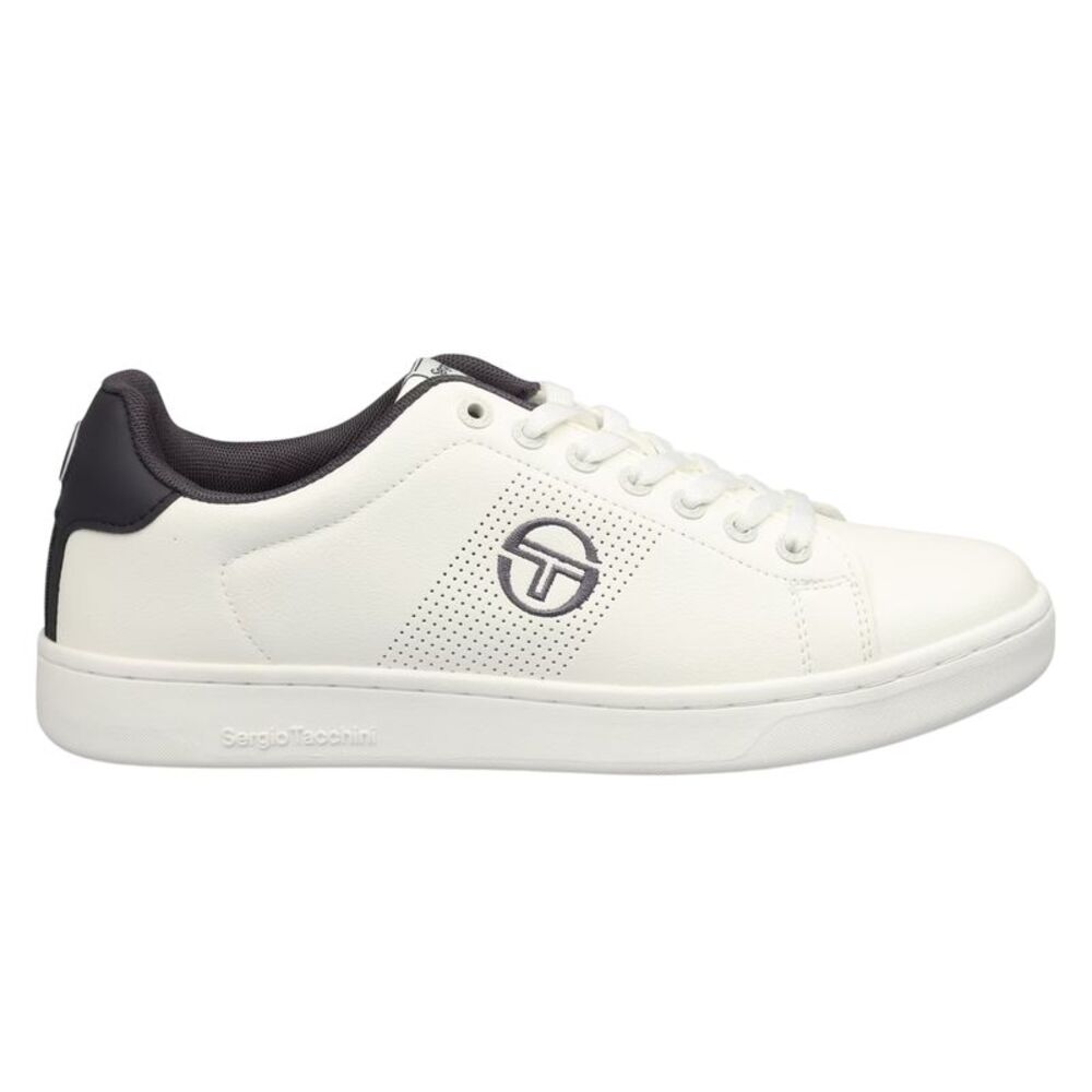 Sergio Tacchini Mens Gran Torino Flat Sneakers / White/Navy